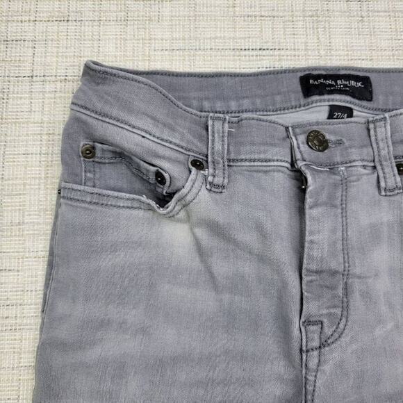 Banana Republic Womens Light Grey Wash Sculpt Skinny Jeans Size 27 4 - Picture 3 of 6